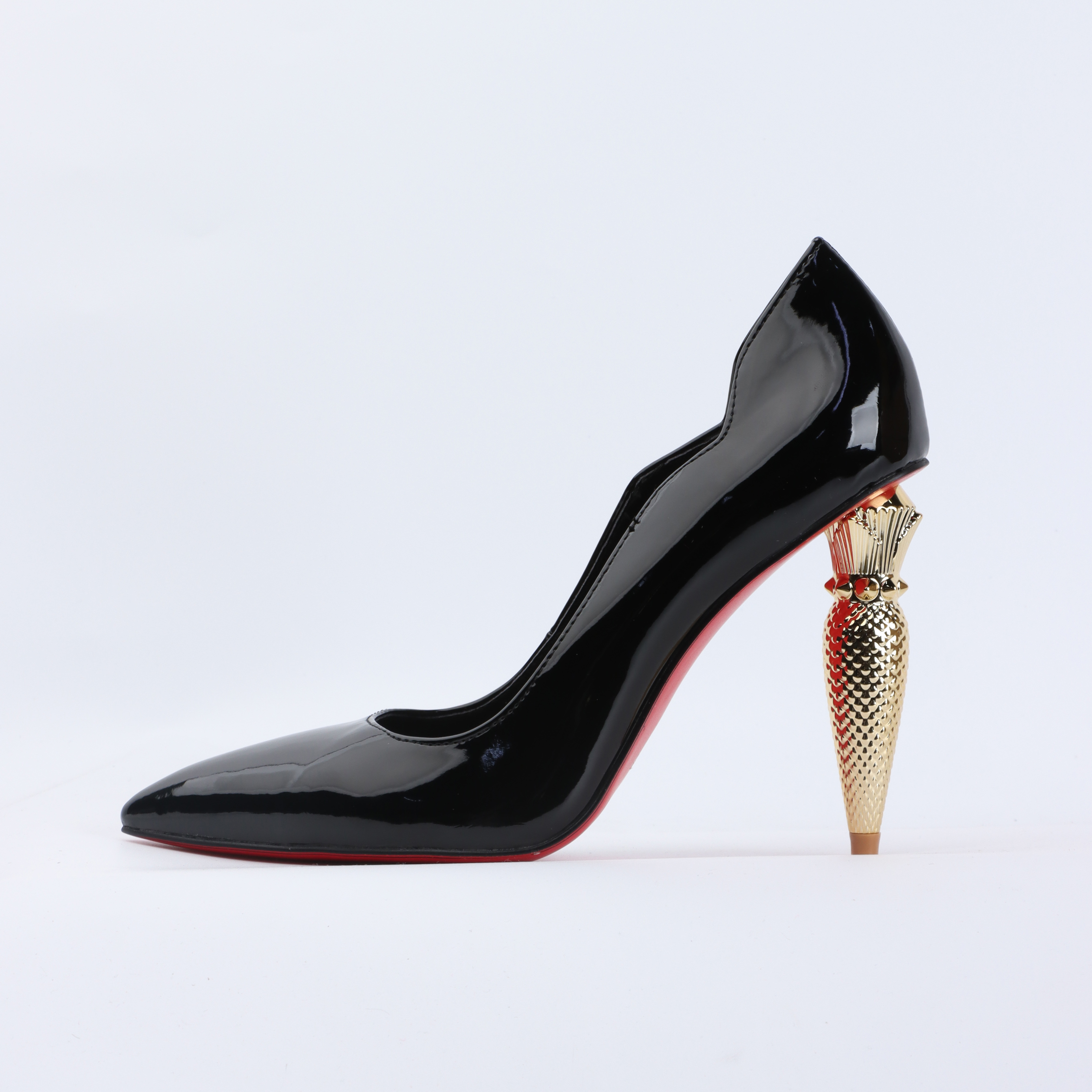 2024 여성용 럭셔리 레드 바텀 블랙 포인티드 토 슬 - Women'S Shoes Red Bottoms 리뷰 및 가격