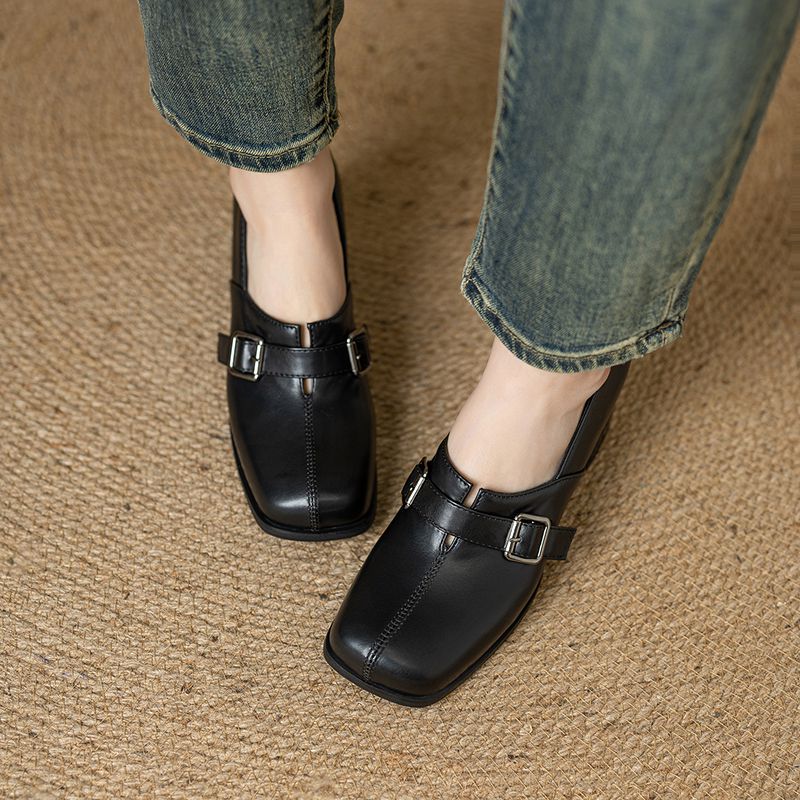 Girseaby 빈티지 여성 펌프 스퀘어 발가락 블록  - Women'S Shoes Plus Size 리뷰 및 가격